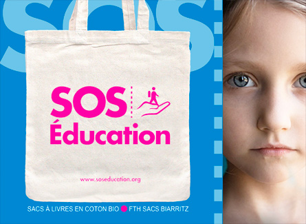 Sac Tote Bag SOS Education jeunesse
